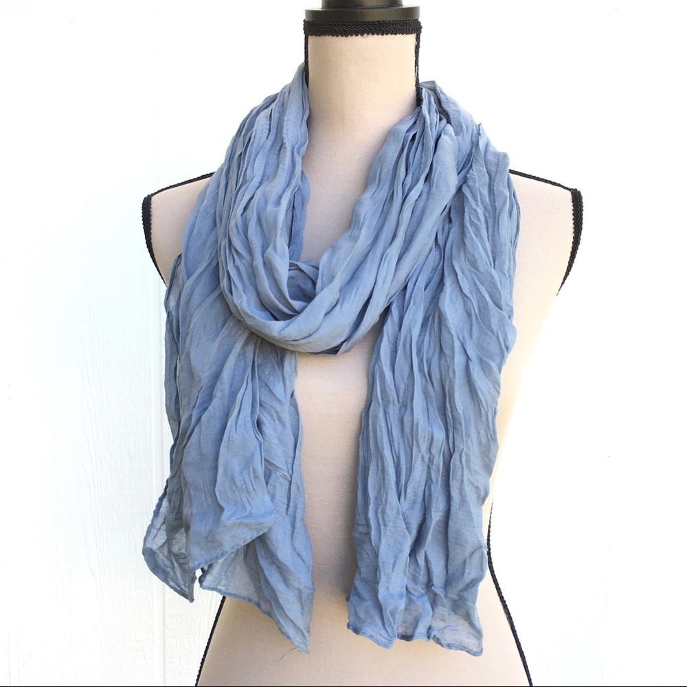 🆕 Steel blue scarf 🌿 - Picture 2 of 2